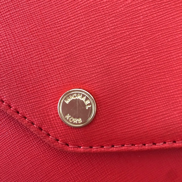 Michael Kors leather large tote bag has card slots - Picture 10 of 10